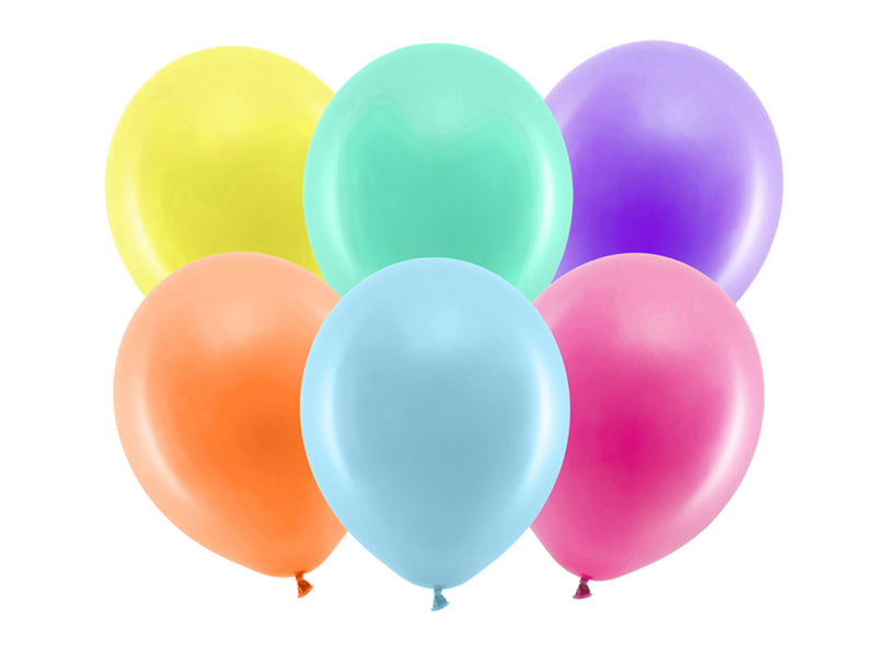 Balloner i pastel regnbuefarver, 30cm