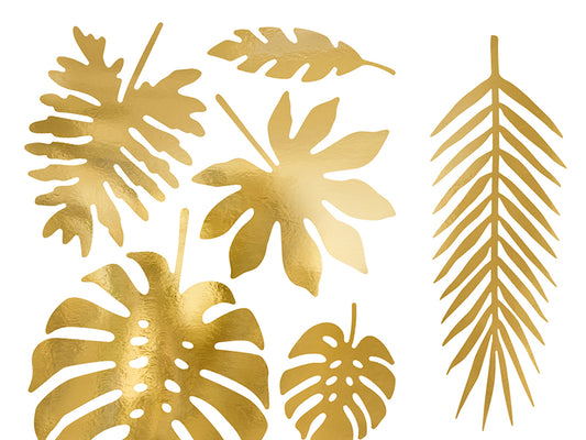Dekorative blade i guld