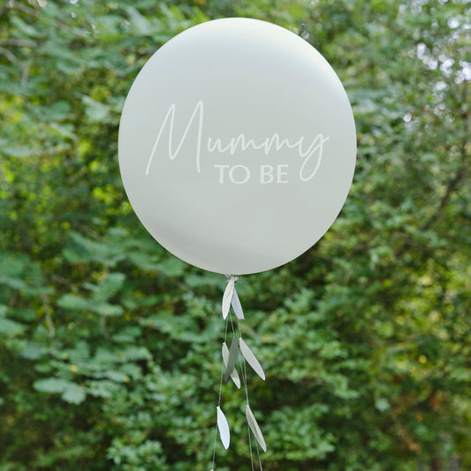 "Mummy to be" ballon med hale