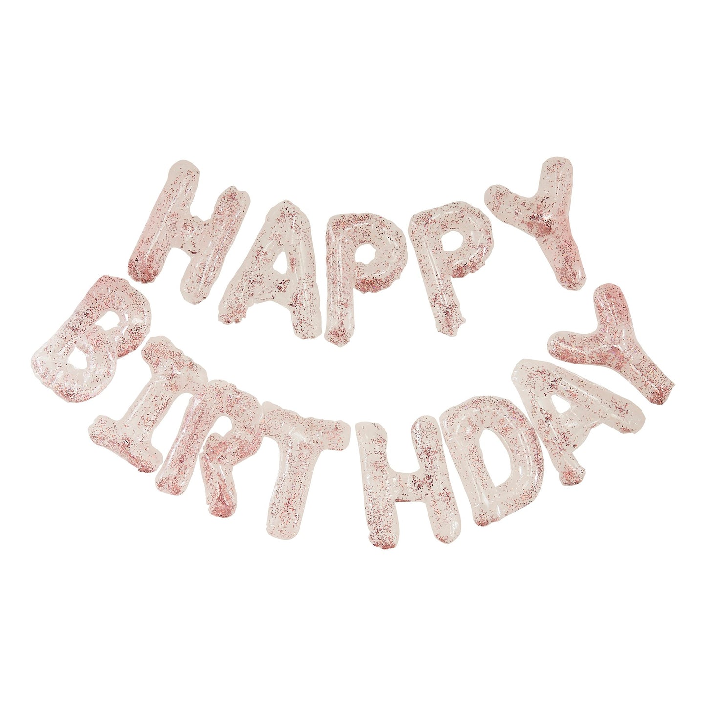 "Happy Birthday" ballonbogstavsguirlande