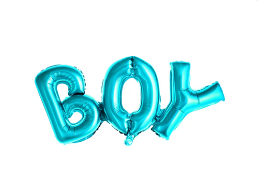 "BOY" folieballon - 74 x 33 cm
