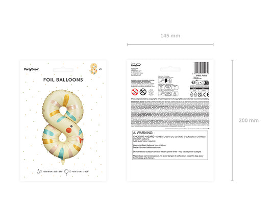Slange talballon - 8