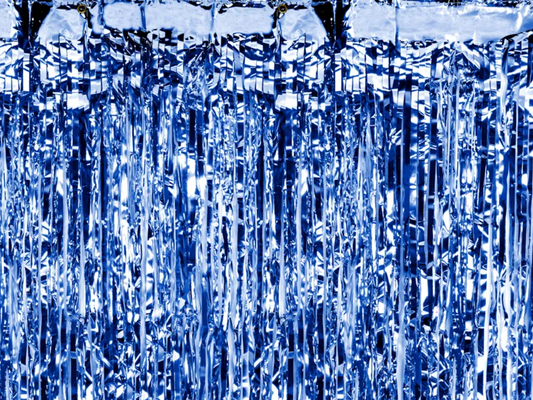 Gardin/backdrop - blå - 0,9 x 2,5 m